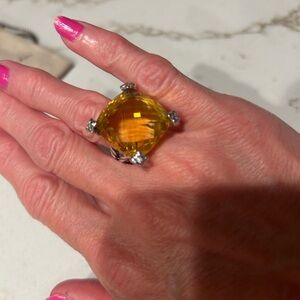 David Yurman Citrine ring size 6